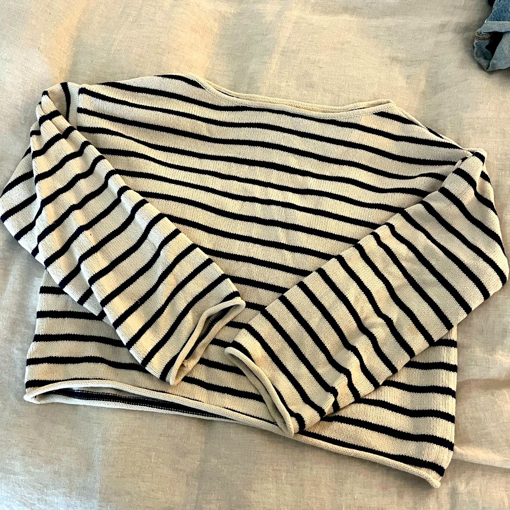 Reformation striped sweater